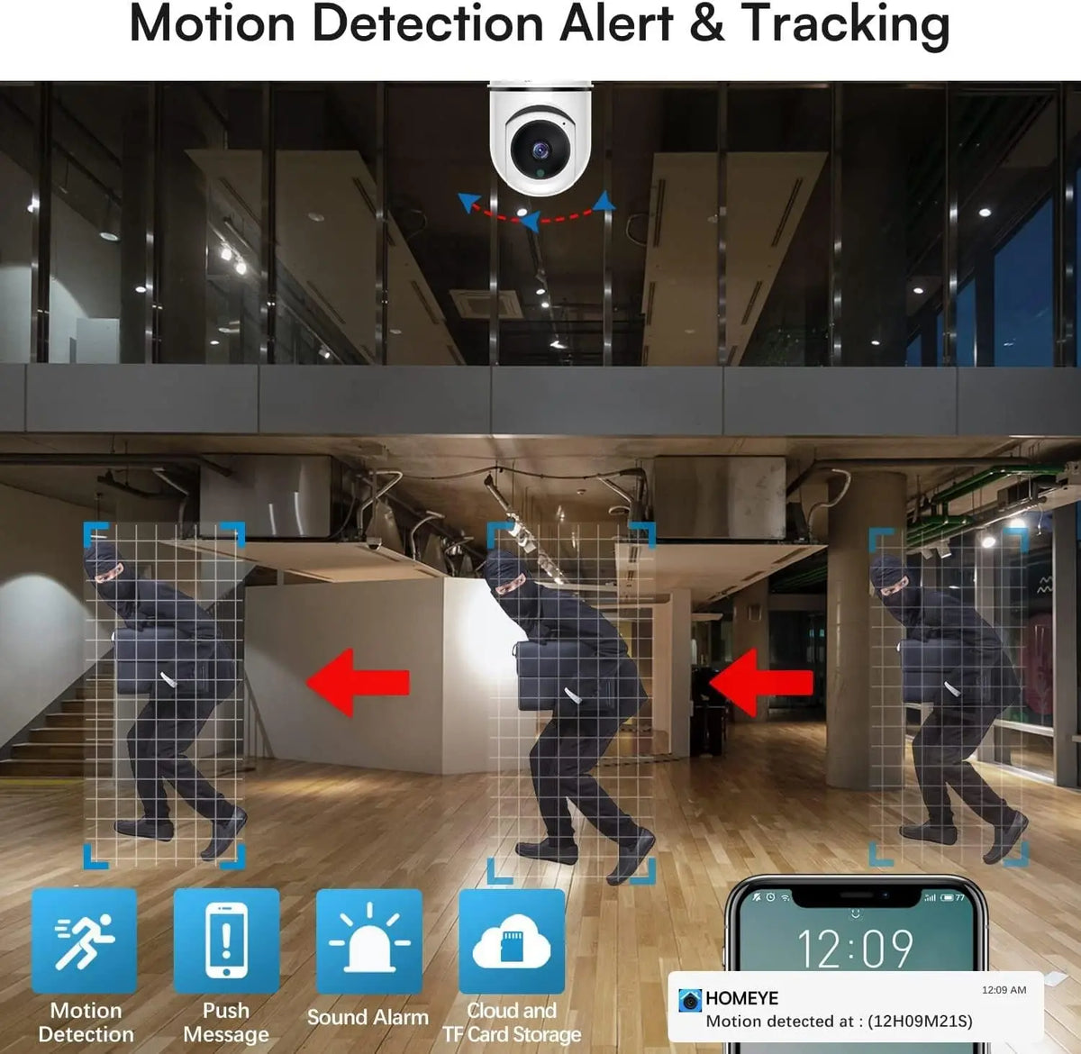 Smart E27 Bulb Camera Wifi Wireless Security Camera IR Night Vision 3MP Home Surveillance Protection Two Way Audio Motion Track