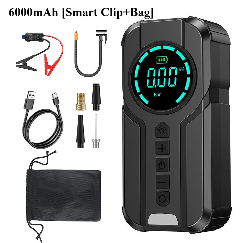 Emergency Start-up Power Supply Car Mounted Inflation Pump Integrated Machine Car Battery Emergency Strong Start Power Bank