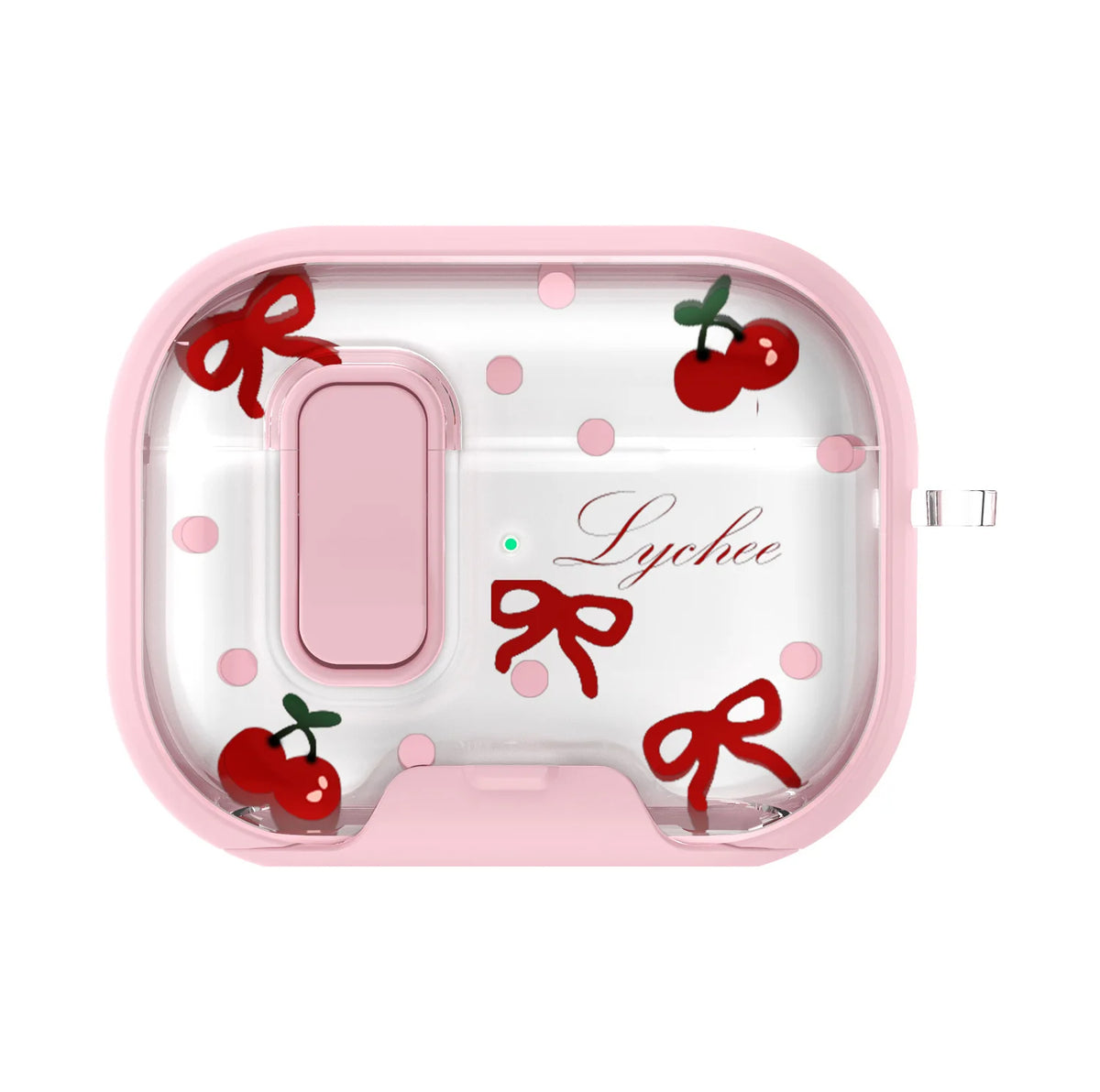 Earphone Case Latch Painted All-inclusive for AirPods Pro 3 & AirPods 4 Pro2 with Switch Safety Lock+Bottom Stand Bracket Cover