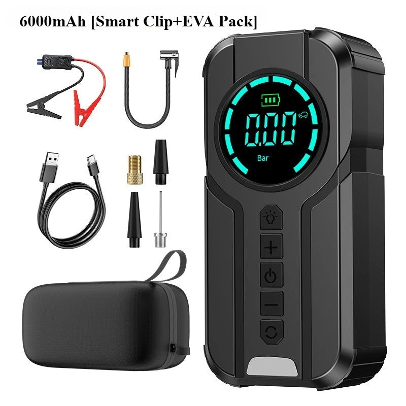 Emergency Start-up Power Supply Car Mounted Inflation Pump Integrated Machine Car Battery Emergency Strong Start Power Bank