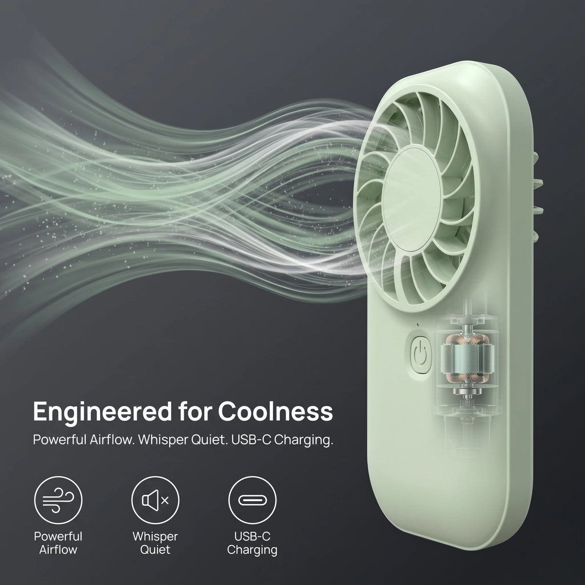 Portable fans, handheld fans, rechargeable USB fans, mini fans, long-lasting fans, pocket fans, gifts for her