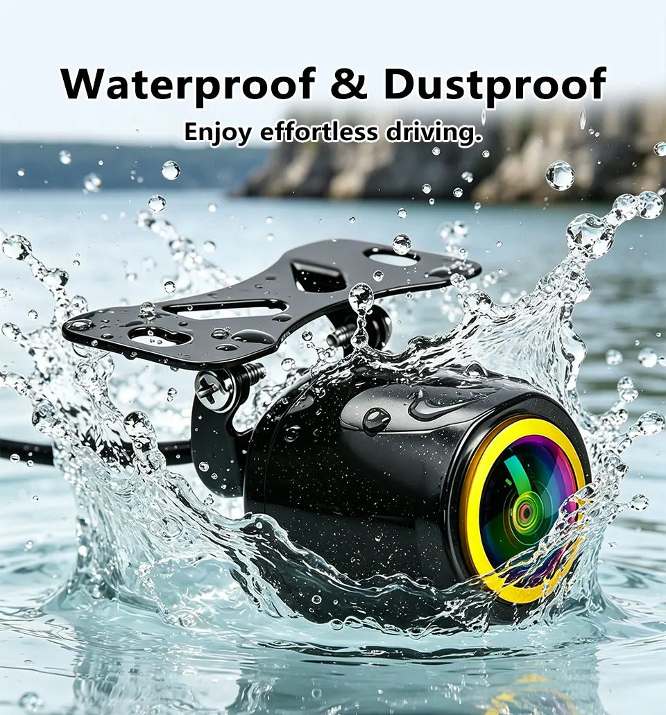 SMARTOUR 4K AHD CVBS CCD Fisheye Car Rear View Camera 180° Wide Angle HD Night Vision IP68 Waterproof Reversing Backup Parking A