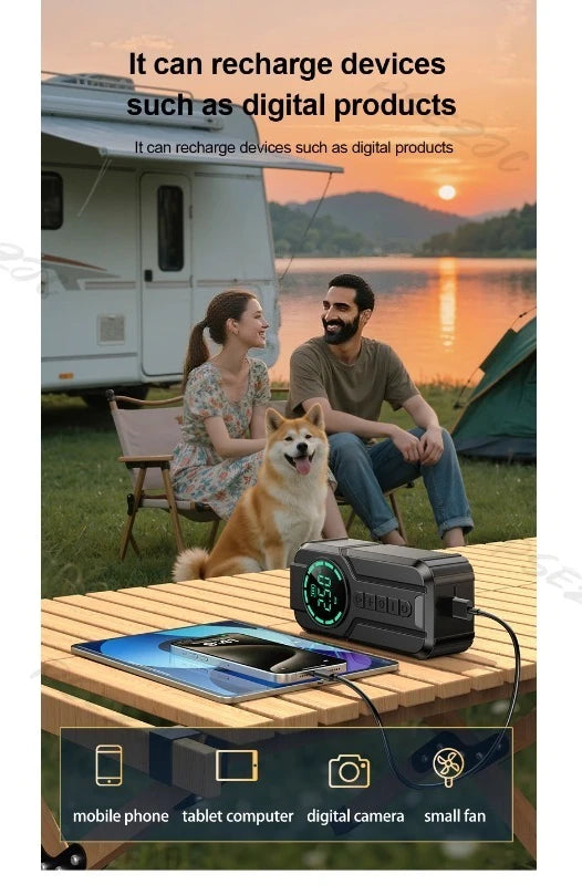Emergency Start-up Power Supply Car Mounted Inflation Pump Integrated Machine Car Battery Emergency Strong Start Power Bank