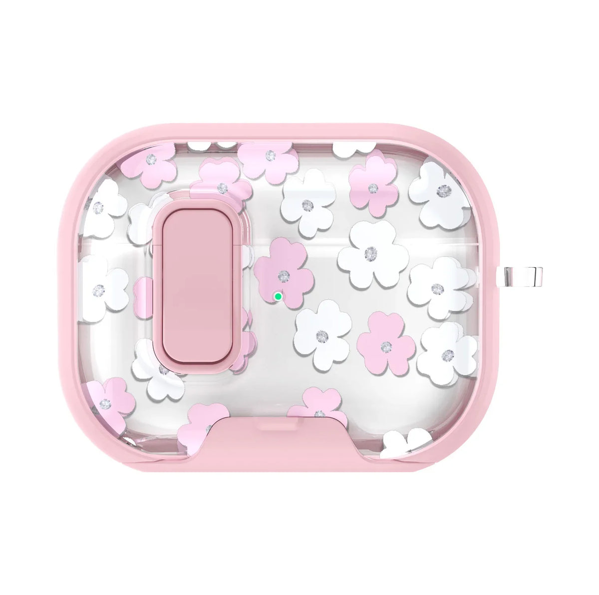 Earphone Case Latch Painted All-inclusive for AirPods Pro 3 & AirPods 4 Pro2 with Switch Safety Lock+Bottom Stand Bracket Cover