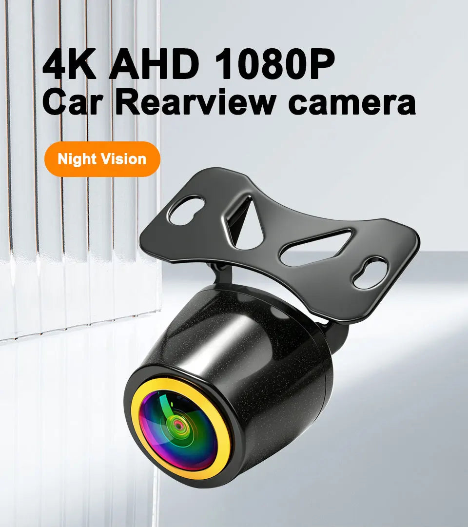 SMARTOUR 4K AHD CVBS CCD Fisheye Car Rear View Camera 180° Wide Angle HD Night Vision IP68 Waterproof Reversing Backup Parking A