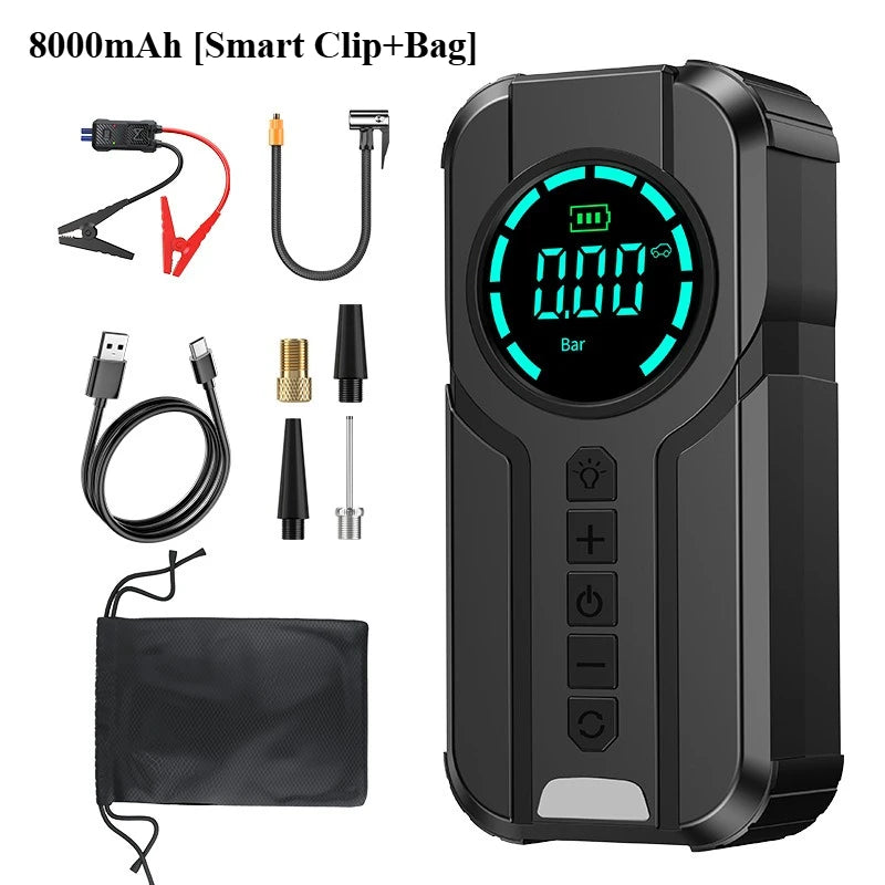 Emergency Start-up Power Supply Car Mounted Inflation Pump Integrated Machine Car Battery Emergency Strong Start Power Bank