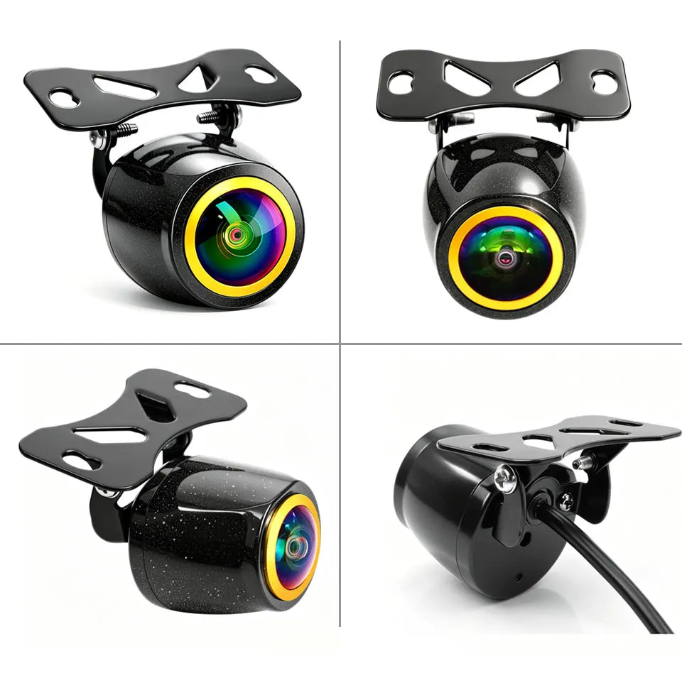SMARTOUR 4K AHD CVBS CCD Fisheye Car Rear View Camera 180° Wide Angle HD Night Vision IP68 Waterproof Reversing Backup Parking A