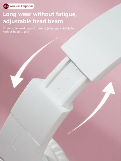 Wireless Over-Ear Headphones, Foldable Stereo, Jerry 5.3