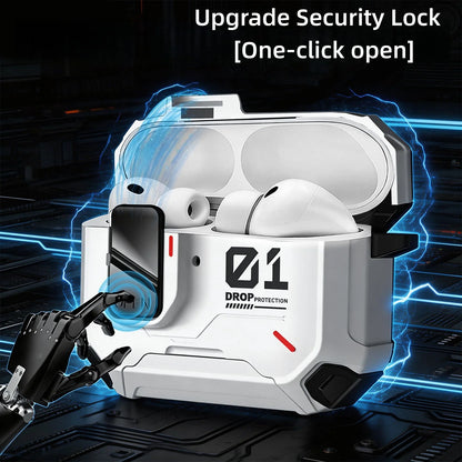 2026 New for AirPod 3 Pro 3 Headphone Case with Magsafe Magnetic Automatic Lock Cover Shockproof Cases for AirPods 4 Pro 2 Pro 3