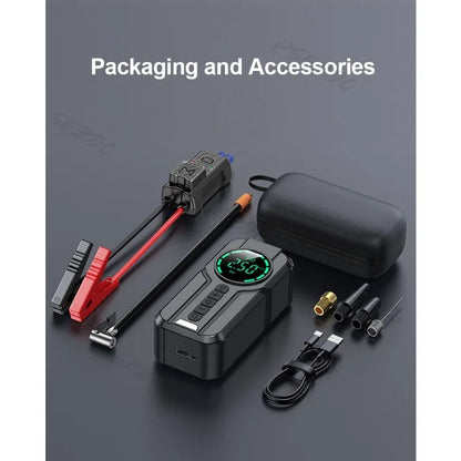 Emergency Start-up Power Supply Car Mounted Inflation Pump Integrated Machine Car Battery Emergency Strong Start Power Bank
