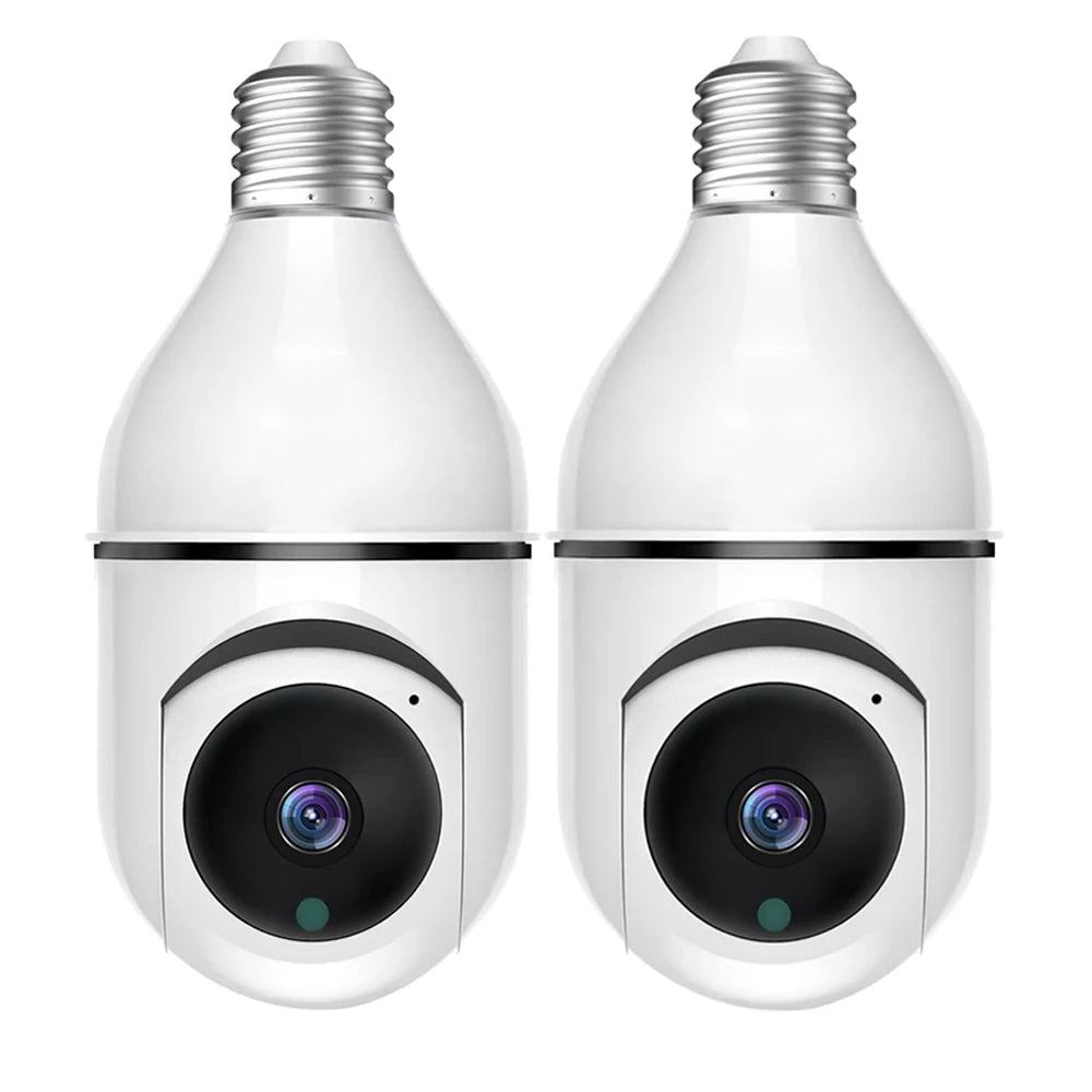 Smart E27 Bulb Camera Wifi Wireless Security Camera IR Night Vision 3MP Home Surveillance Protection Two Way Audio Motion Track