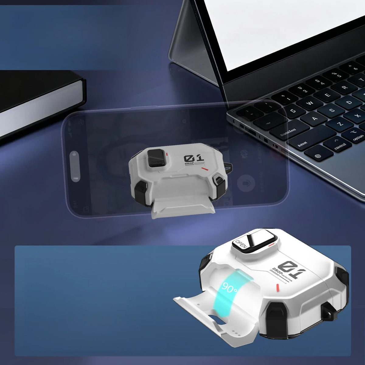 2026 New for AirPod 3 Pro 3 Headphone Case with Magsafe Magnetic Automatic Lock Cover Shockproof Cases for AirPods 4 Pro 2 Pro 3