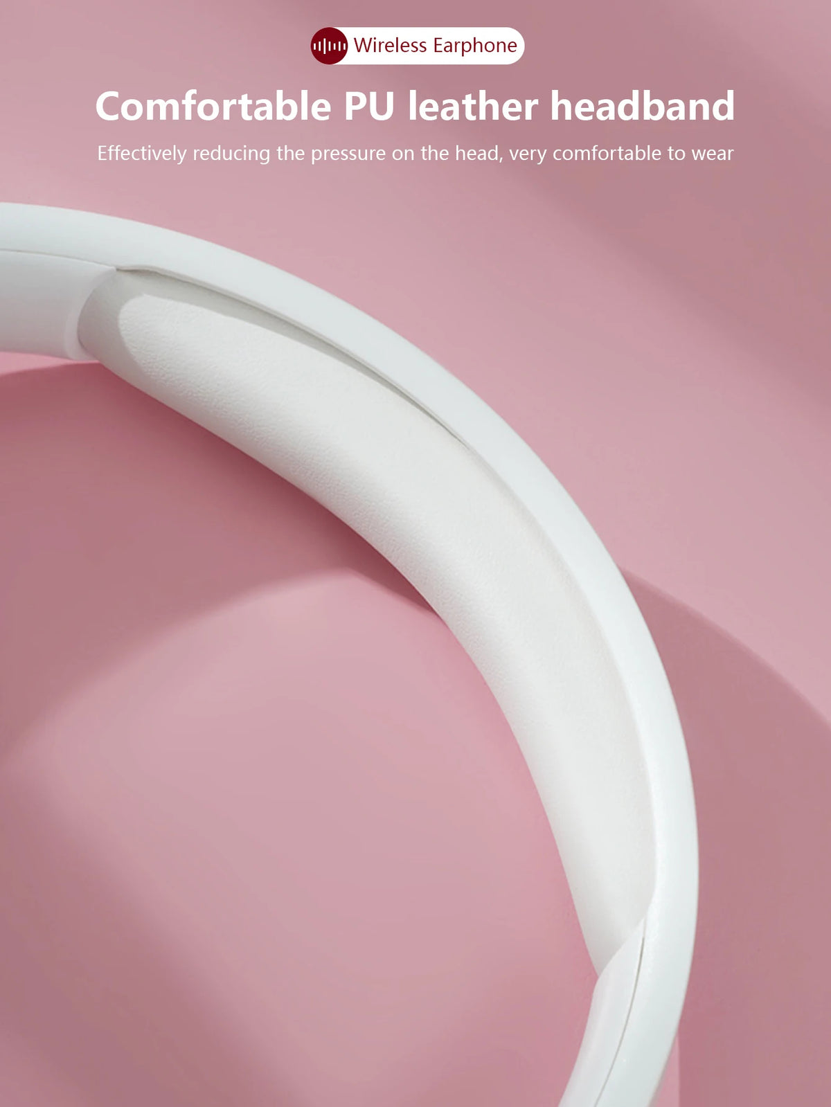 Wireless Over-Ear Headphones, Foldable Stereo, Jerry 5.3