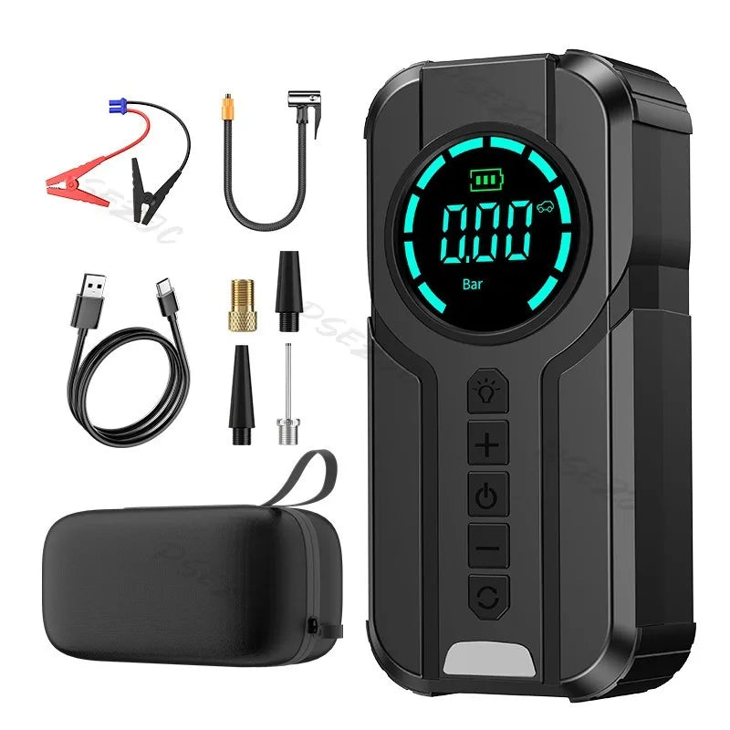 Emergency Start-up Power Supply Car Mounted Inflation Pump Integrated Machine Car Battery Emergency Strong Start Power Bank