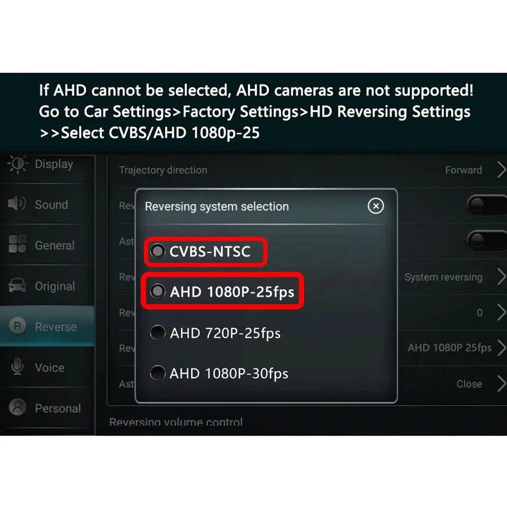 SMARTOUR 4K AHD CVBS CCD Fisheye Car Rear View Camera 180° Wide Angle HD Night Vision IP68 Waterproof Reversing Backup Parking A