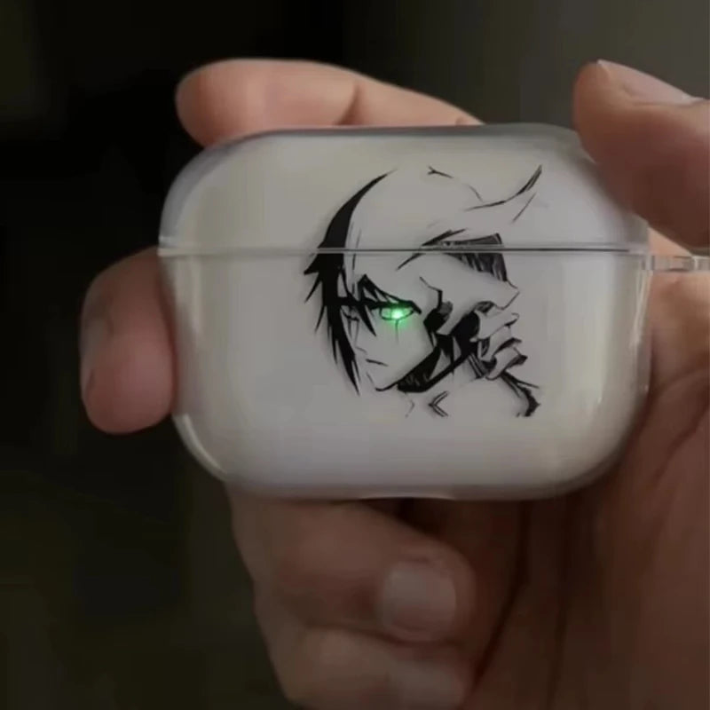 Hot Anime U-Ulquiorra C-Cifer Soft Silicone TPU Case For AirPods Pro 3 2 1 AirPods 4 3 2 1 Transparent Bluetooth Earphone Case