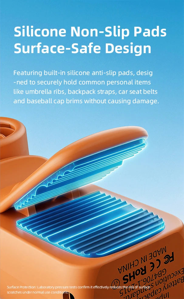 Portable Mini Fan Handheld Cooling Turbo Small Fan 5 Speed 3000mAh LED Display 180° Adjustable Clip USB Rechargeable Fans New