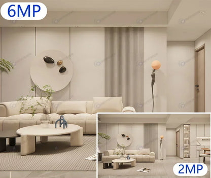 6MP Tuya Smartlife Home Surveillance Camera IP POE Two-Way Audio Dome Color Night Vision Ai Detect CCTV  Video Security For NVR