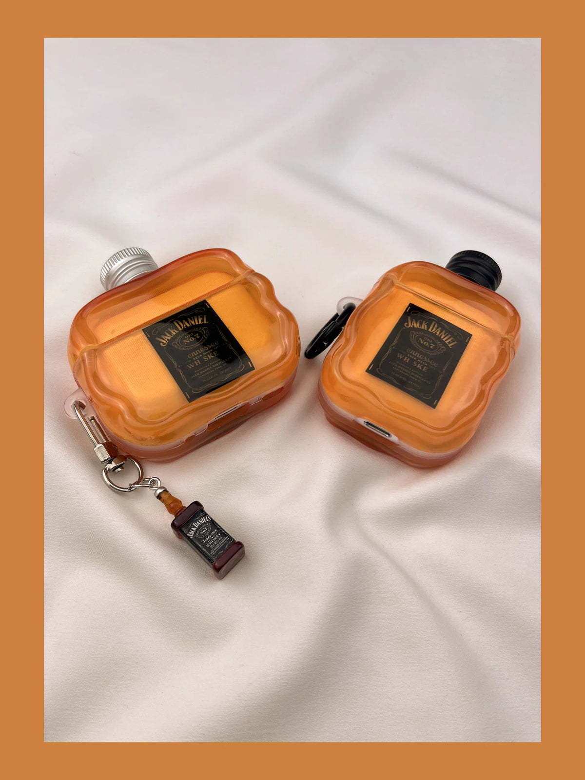 ins Creative Three-dimensional Bottle Cap Whiskey Airpods 3 4 2 1 Pro 3 Pro2 Earphone Protective Case Wireless Bluetooth Cover