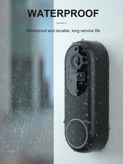 Smart 2.4G/5G 1080P Video Doorbell Camera System Effective Wireless Video Intercom for Home Security Smart Door Bell