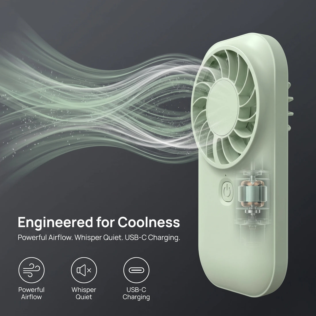 Portable fans, handheld fans, rechargeable USB fans, mini fans, long-lasting fans, pocket fans, gifts for her