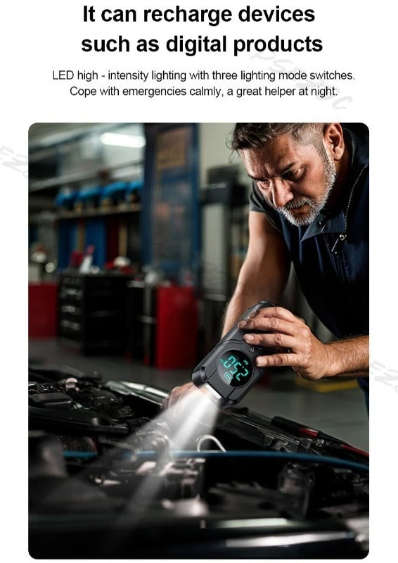 Emergency Start-up Power Supply Car Mounted Inflation Pump Integrated Machine Car Battery Emergency Strong Start Power Bank