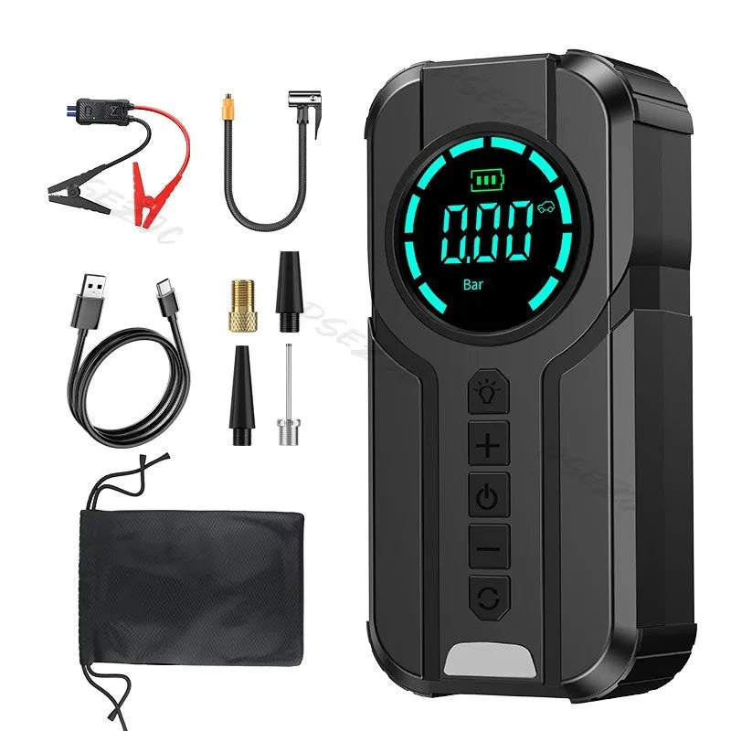 Emergency Start-up Power Supply Car Mounted Inflation Pump Integrated Machine Car Battery Emergency Strong Start Power Bank