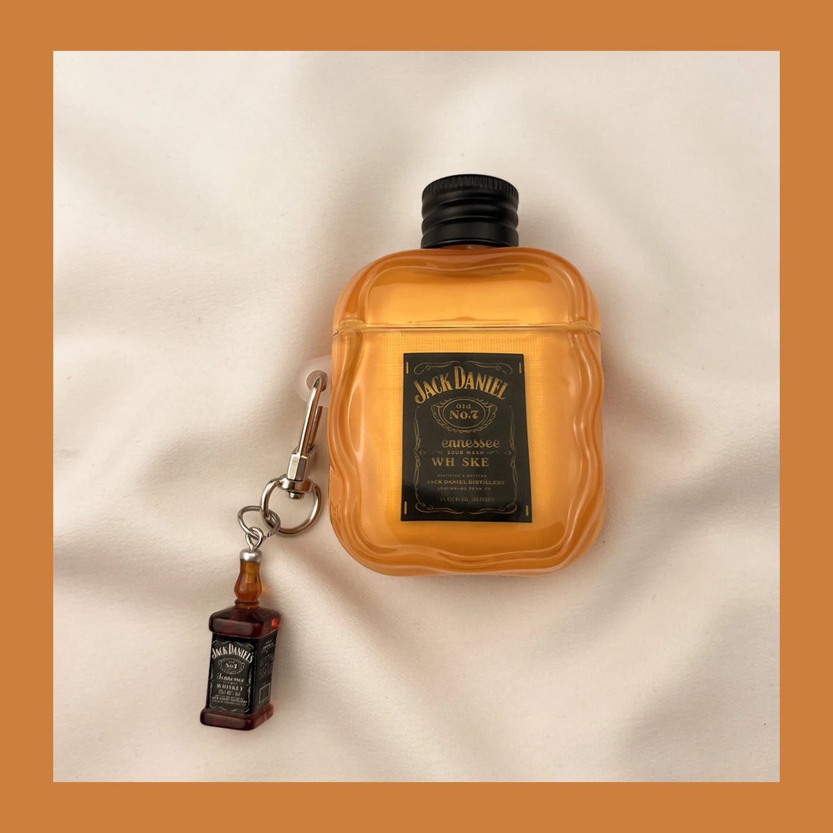 ins Creative Three-dimensional Bottle Cap Whiskey Airpods 3 4 2 1 Pro 3 Pro2 Earphone Protective Case Wireless Bluetooth Cover