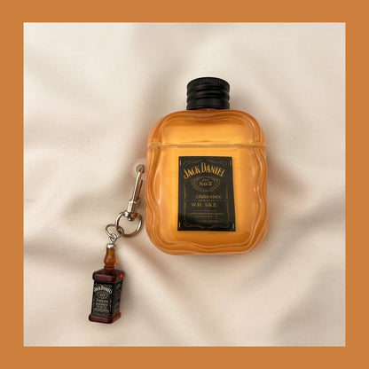 ins Creative Three-dimensional Bottle Cap Whiskey Airpods 3 4 2 1 Pro 3 Pro2 Earphone Protective Case Wireless Bluetooth Cover