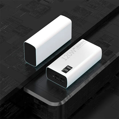 CCC Certified 120W Fast Charge 60000mAh Power Bank Type-C Digital Display Portable Mobile Power Supply