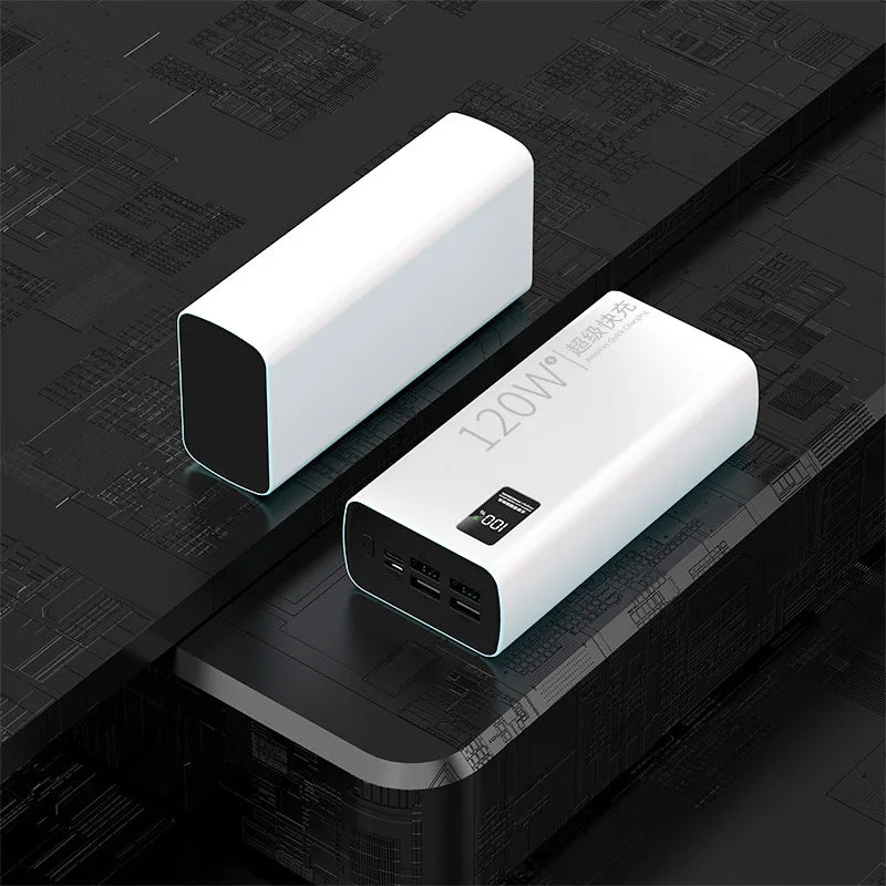 CCC Certified 120W Fast Charge 60000mAh Power Bank Type-C Digital Display Portable Mobile Power Supply