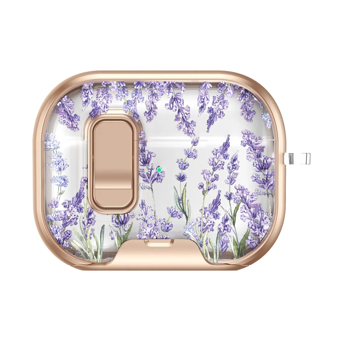 Earphone Case Latch Painted All-inclusive for AirPods Pro 3 &amp; AirPods 4 Pro2 with Switch Safety Lock+Bottom Stand Bracket Cover
