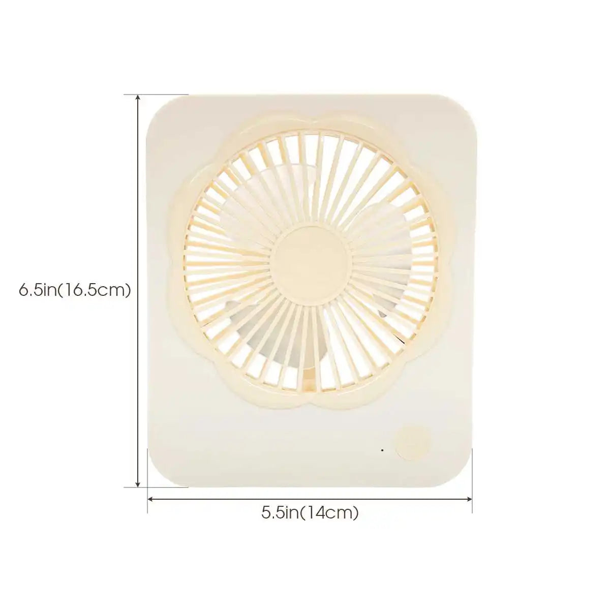 Portable Fan USB Desk Fan Fast Cooling Strong Airflow Quiet Operation Adjustable 4 Speed Wind Standing Ultra-thin Fans