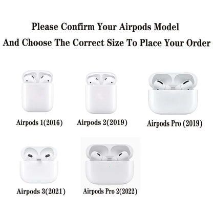 Airpods Pro Protective Case with Lock Gen 3 Military Hard Shell Rugged Shockproof Cover with Keychain For Airpods 4 Pro 3 Case