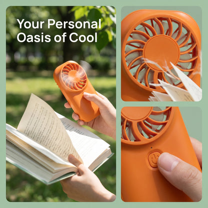 Portable fans, handheld fans, rechargeable USB fans, mini fans, long-lasting fans, pocket fans, gifts for her